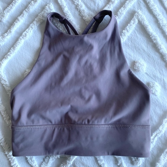Lululemon Energy Bra High Neck Long Line Tough - Picture 3 of 5